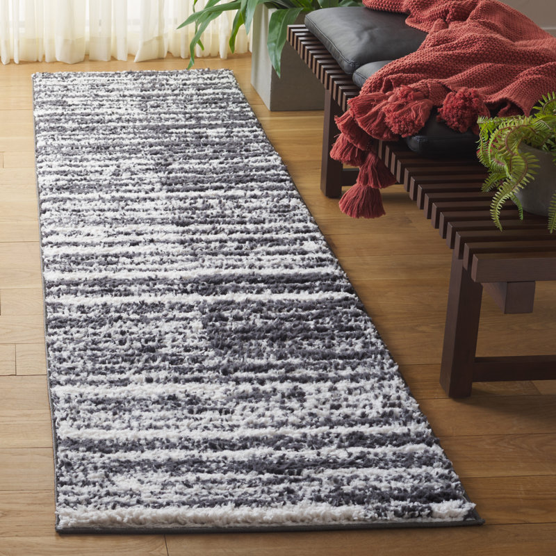 Tapis de couleur unie Essoura Performance, Tapis de couloir 2 pi 2 po x 8 pi