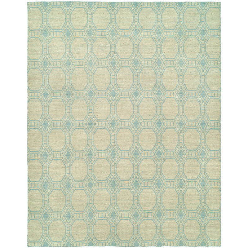 Wool Geometric Indoor Rug, Rectangle 2' x 3'