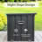 100 Gallon Dark Gray Outdoor Storage Box - Waterproof, Lockable Patio Bin For Cushions, Pillows, Garden Tools With Strong Structure Trunk Gallon, Material Feature