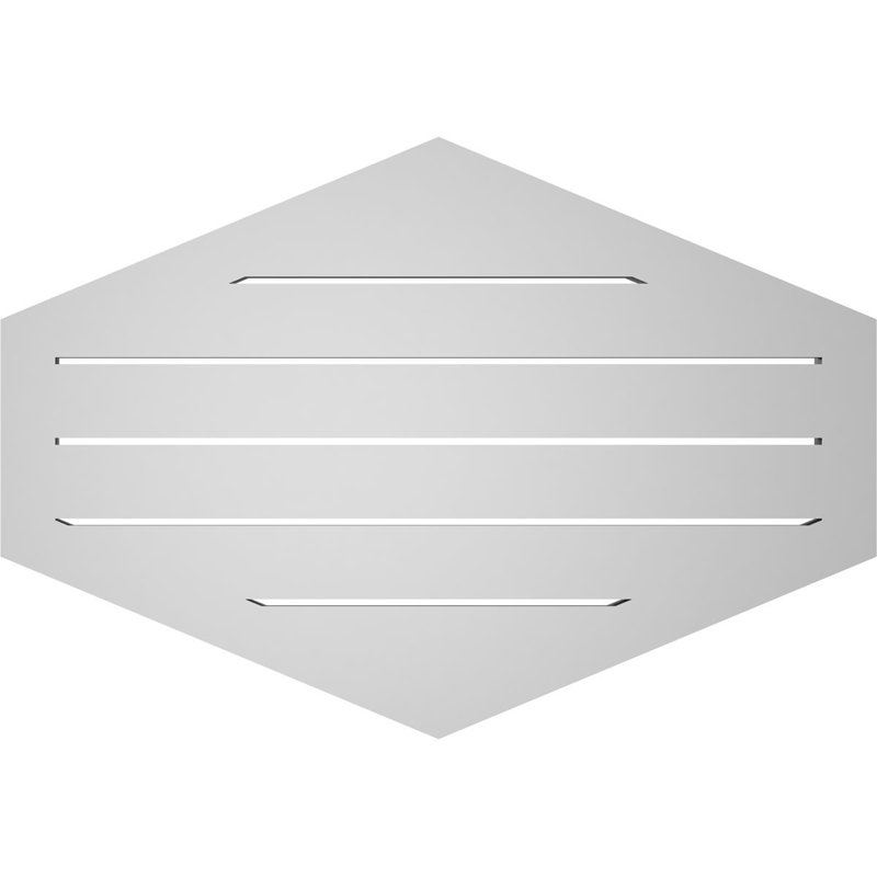 Pente verticale verticale en uréthane 5 pi, H 22 po x l 32 po x P 1,5 po