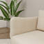 Canapés d'angle modulaires avec rangement, canapé-lit 2 places en tissu, style moderne et compact pour la maison