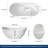 Tidal 60'' Acrylic Freestanding Tub Freestanding Soaking Bathtub-128514567