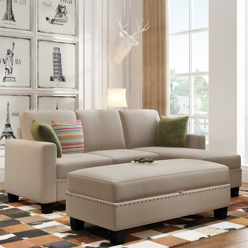 Canapé modulaire réversible 81,1 x 76,3 x 35 po Roomfitter