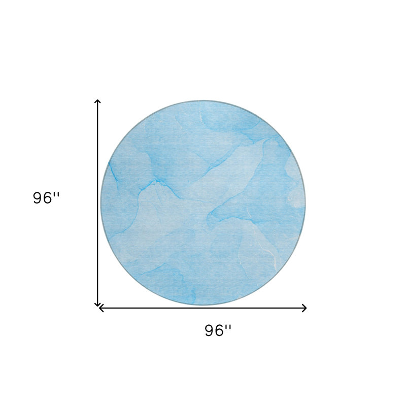 Tapis d'intérieur rond 8 po