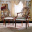 Arm Chair in Cherry/Gray
