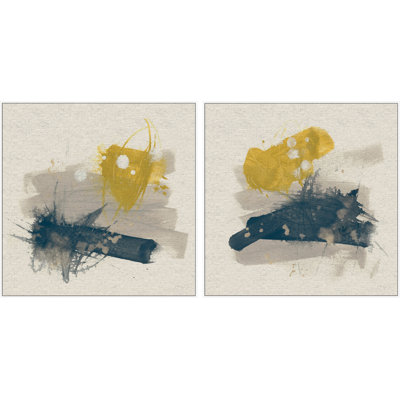 « ne ii »-2 pièces, ensemble de 2 reproductions d’art sur toiles