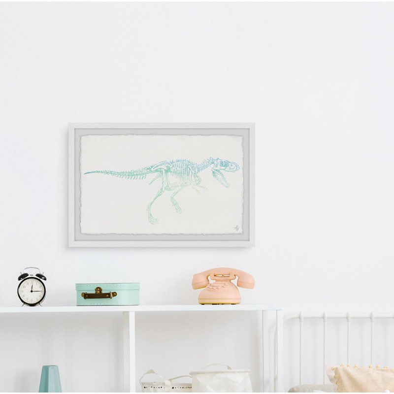 Ethan Ombré Skeleton - Single Picture Frame Painting, 38cm H x 45cm W