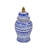 Patterned Eclectic Temple Jar with Lid
