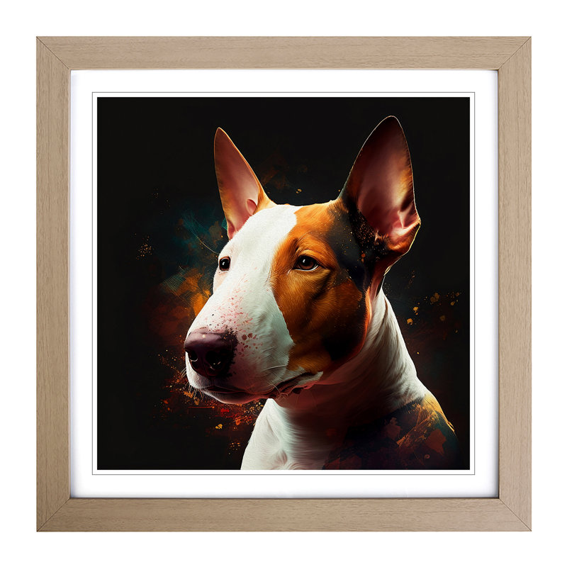 Single Picture Frame Print on Wood, Oak