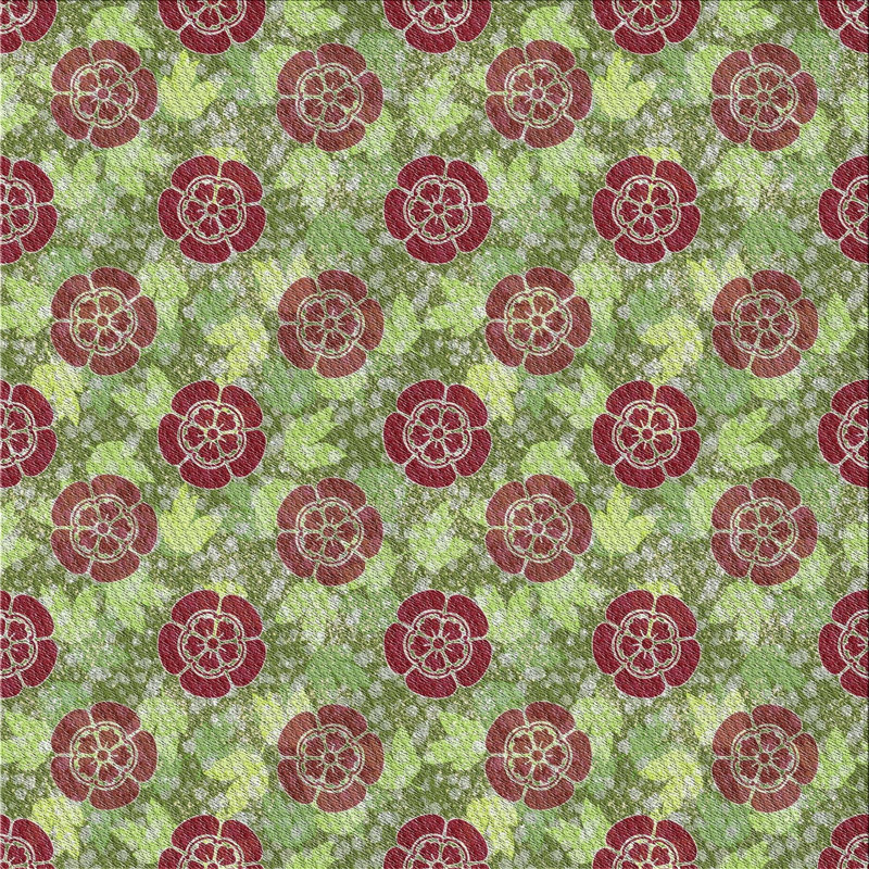 Pomonok Floral Indoor Rug, Square 6'