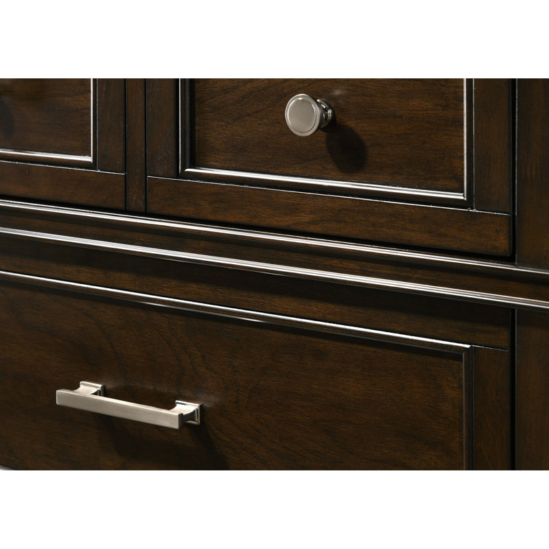 Commode 6 tiroirs Merlot