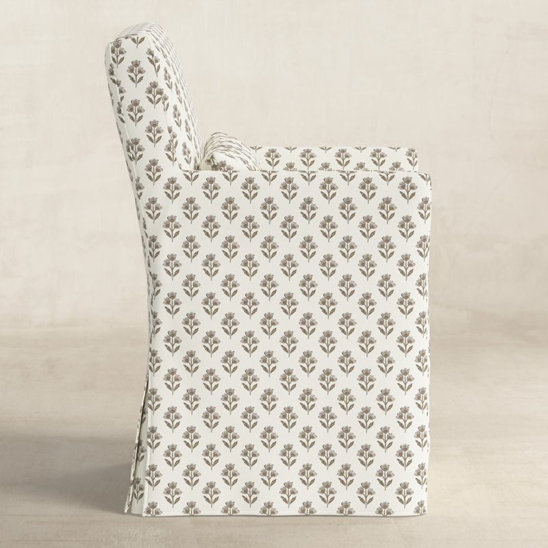 Upholstered Arm Chair, Mauve
