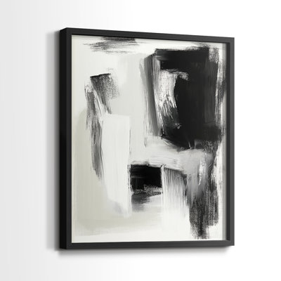 Série ABSTRACT DCCLxx - Impression encadrée de qualité supérieure - Prêt à accrocher - Aucun clou requis