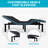 Amil Zero Gravity Pain Relieving Massaging Adjustable Bed with Wireless Remote, Bluetooth and App-847681836