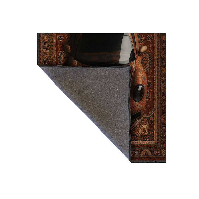 Tapis gris tissé Mosso, 2' x 2'11"