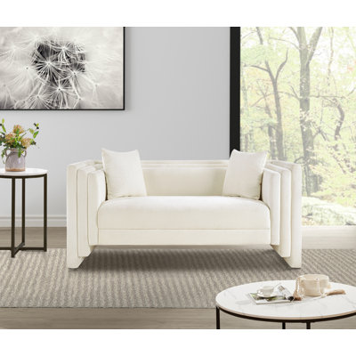 Jalice Chenille Fabric Loveseat