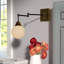 Hallas 1-Light Dimmable Swing Arm Sconce
