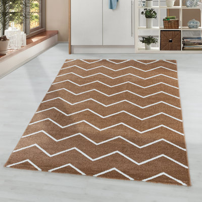 Eustache Solid Colour Flatweave Area Rug