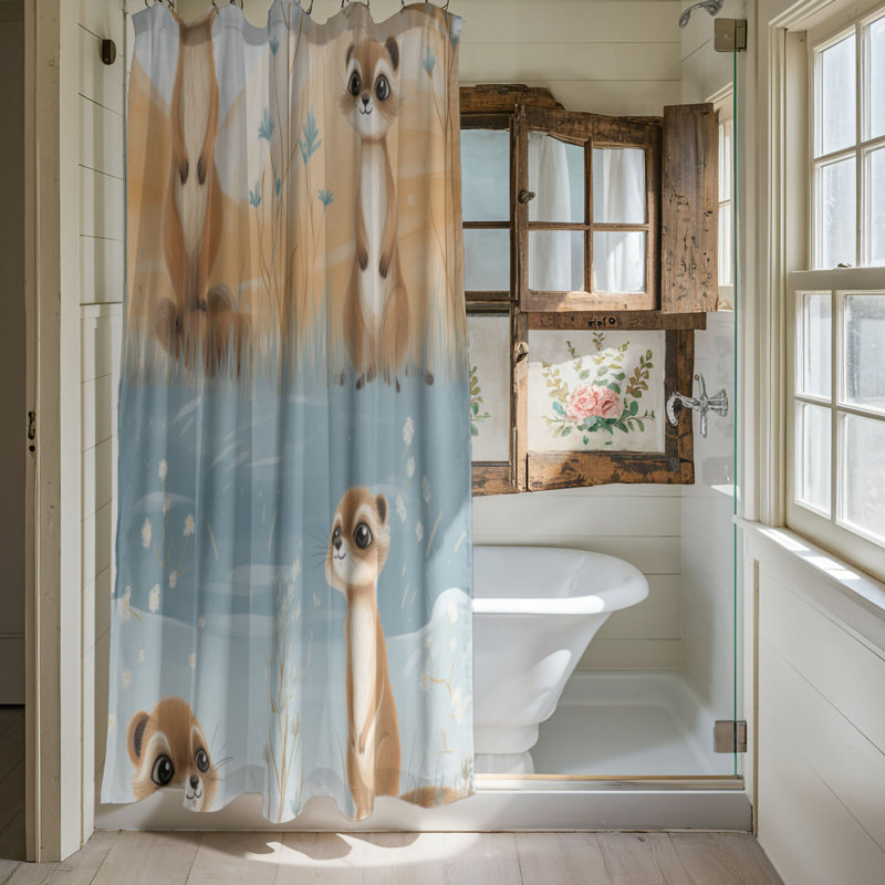 Baby Observer - Rideau de douche Premium, L 71 po x L 74 po