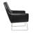 Ismaael Faux Leather Armchair-1323583701