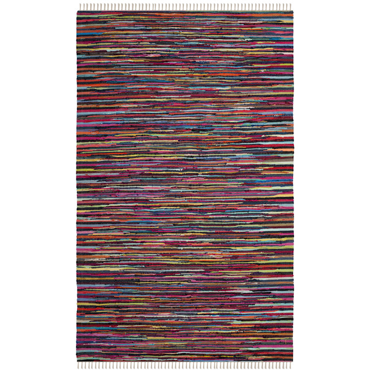 Samaniego Rug Hand Woven Cotton Abstract Rug