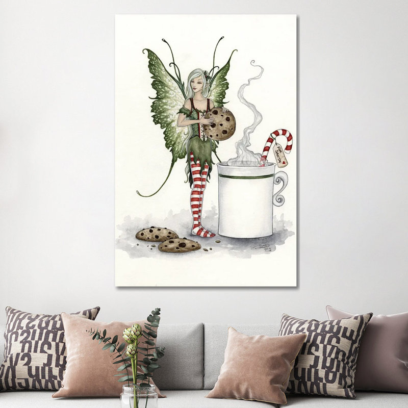 Cookie Thief by Amy Brown - Print on Canvas, Wrapped Canvas, 152.4cm H x 101.6cm W x 3.81cm D