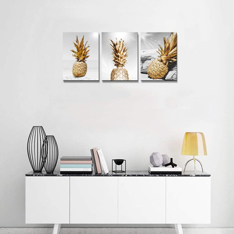3 Piece Wrapped Canvas Wall Art