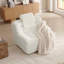 Fauteuil pivotant surdimensionné 360 avec coussin de tête et coussin de taille, chaise pivotante à compression confortable