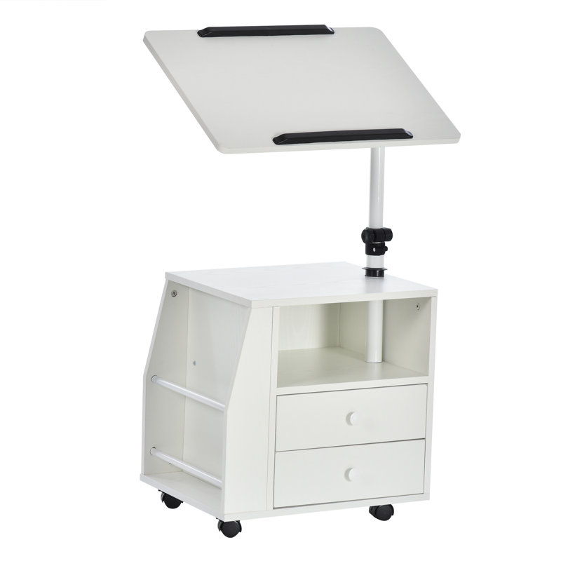 60cm W Manufactured Wood Bedside Table