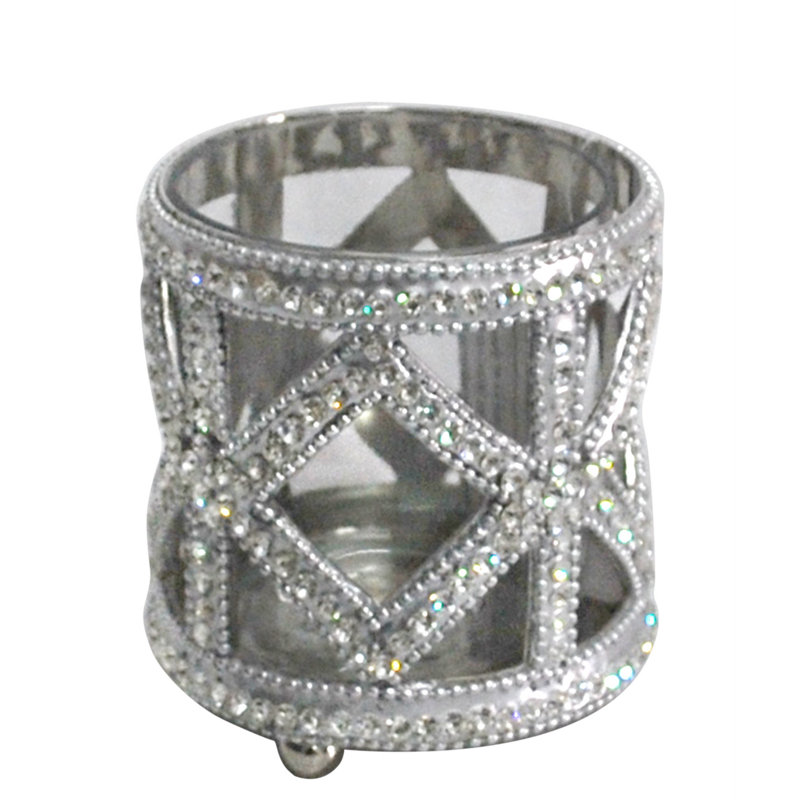 Tabletop Tealight Holder, 10cm H x 10cm W x 10cm D