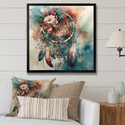 «Rotramel Blue and Pink Narratives Of Boho Inspiration I», reproduction sur toile