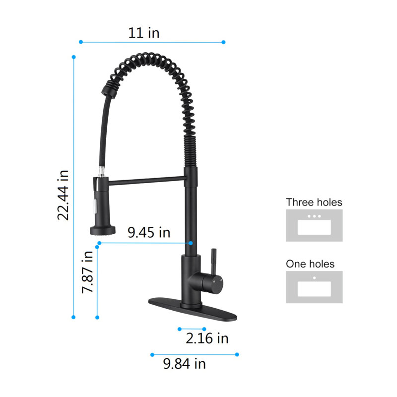 Kitchen Faucet With Pull Out Spraye