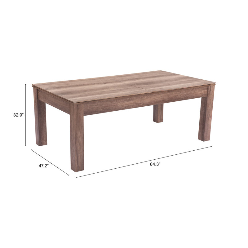 Table Bonker 3 en 1 brun