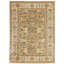 Hand Knotted Cotton Area Rug in Camel And Ivory