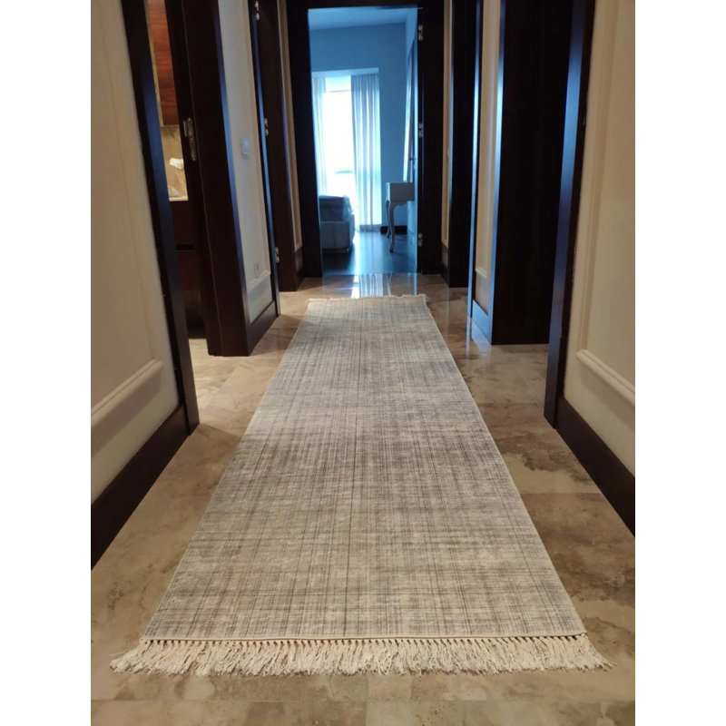 Tapis Masanao avec envers antidérapant, Tapis de couloir 5 pi 3 po x 14 pi 9 po