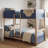 Bustillo Scandinavian Solid Wood Twin Over Twin Bunk Bed With Ladder-570831617