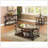 Gretta Merlot 2-Shelf Sofa Console Table