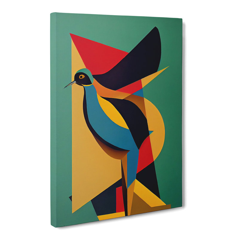 Sloten Swallow Bird Abstract Vol.3 - Wrapped Canvas Print, 50cm H x 35cm W