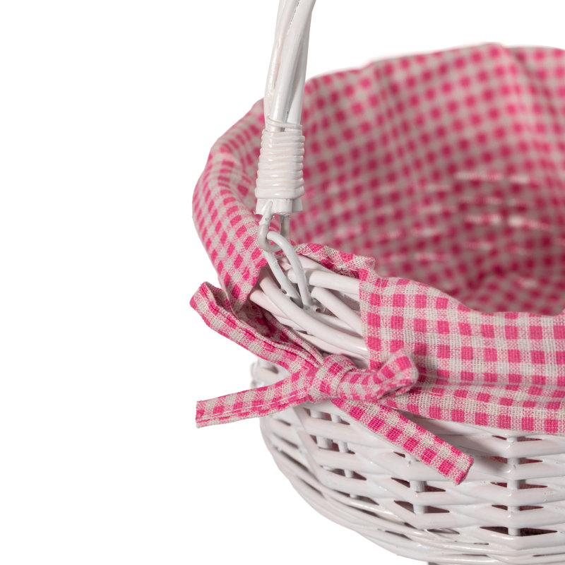 Gracie Oaks Decorative Basket, Pink