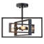 Plafonnier semi-encastré 3 lumières moderne 