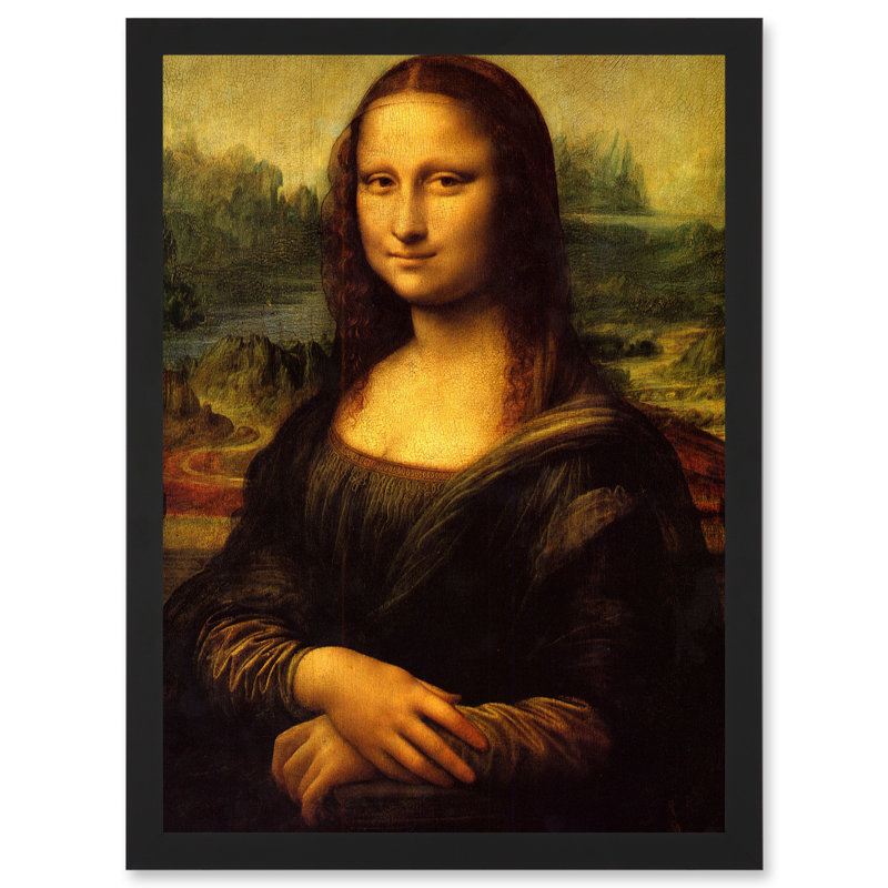 Leonardo Da Vinci Mona Lisa by Leonardo Da Vinci - Single Picture Frame Print