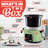 Gourmia 4.5 Quart  Digital Slow Cooker With Led Display, 5 Presets, And Locking Lid, Green-121972772