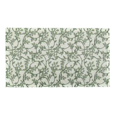 Milurd Non-Slip Floral Doormat
