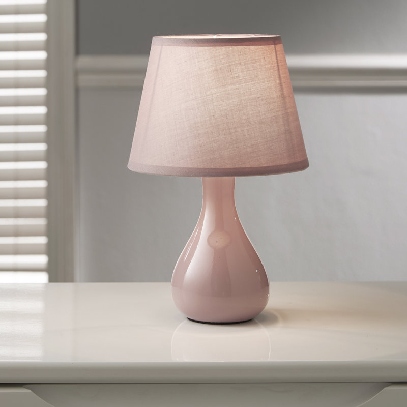 Calliah Ceramic Table Lamp, Pink