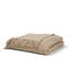 Jeté en coton tissé beige clair Kambal-129731701