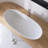 73" x 35"Freestanding Solid Surface  Bathroom Soaking Tub