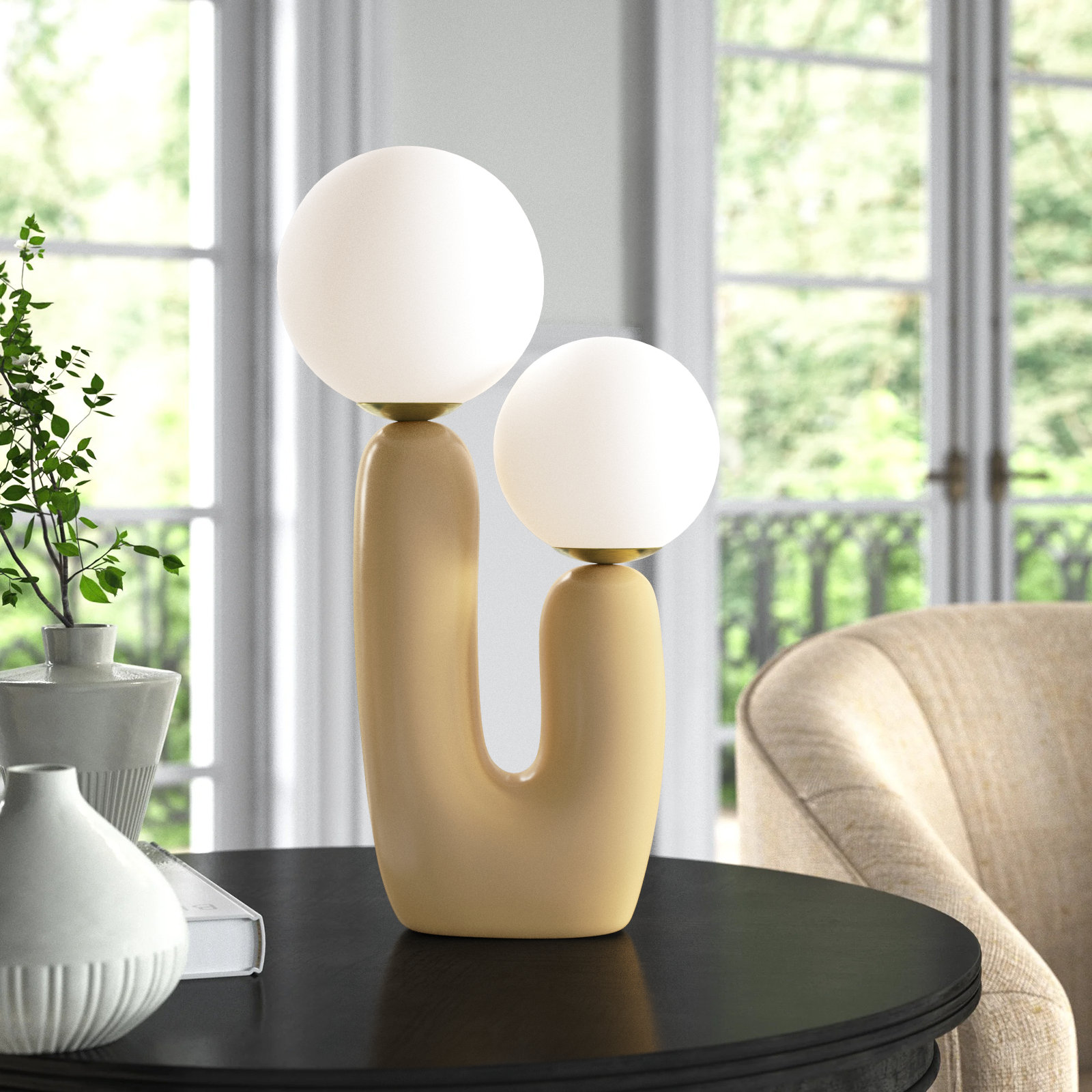 Pimento Resin Novelty Lamp, Butter