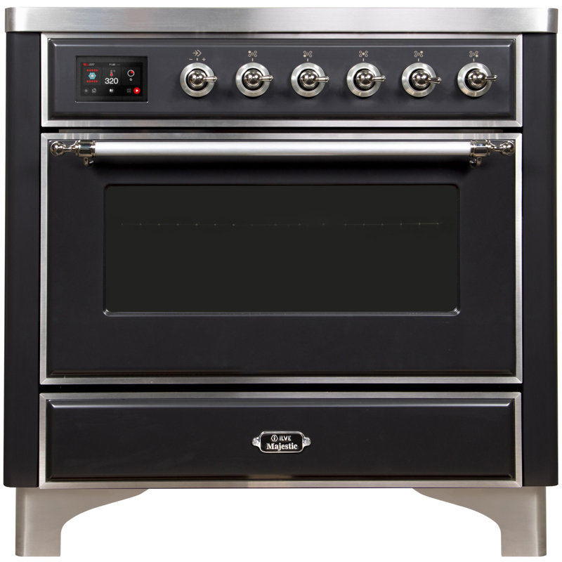Majestic II Series 36" 3.5 cu. ft. Freestanding Electric Range, RAL/Brass