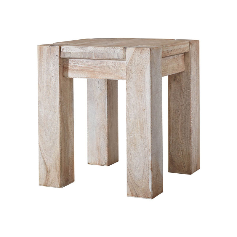 Solid Wood Accent Stool