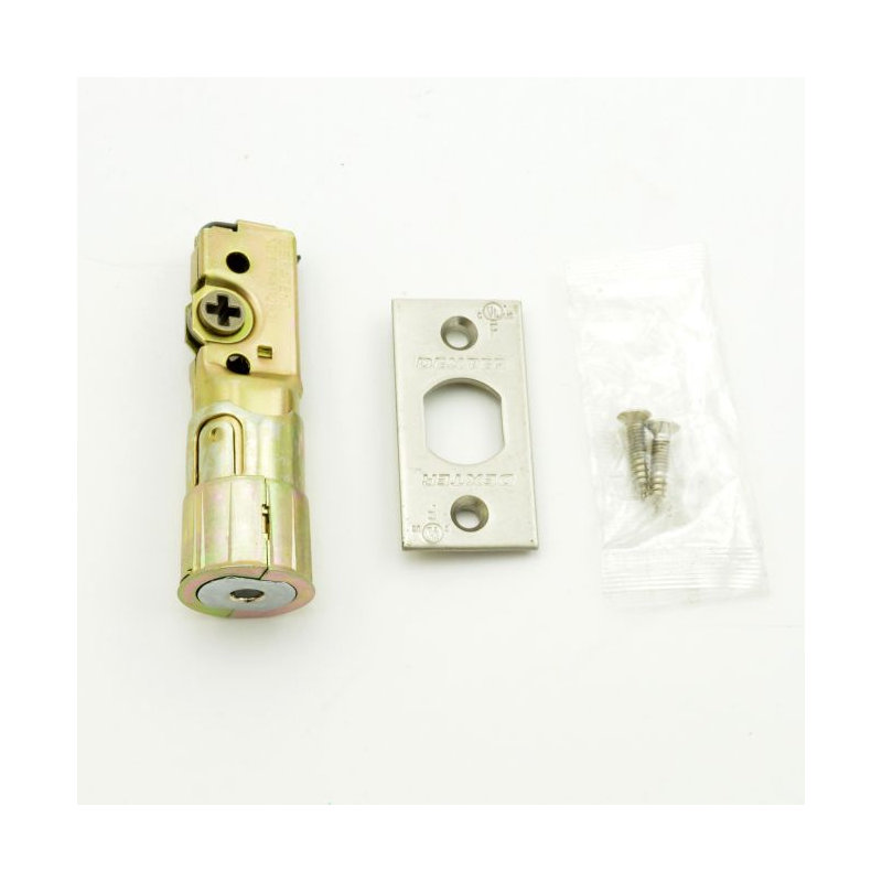 Loquet de remplacement à 4 voies, Chrome satiné, H 1 po x l 1 po x P 3,5 po